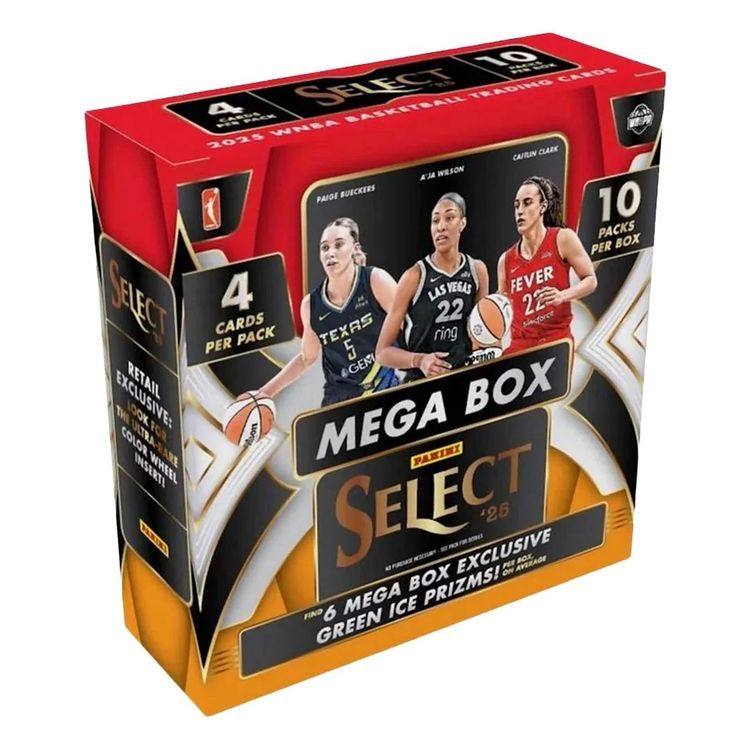 Panini Select 2025 Wnba Basketball Trading Cards Mega Box