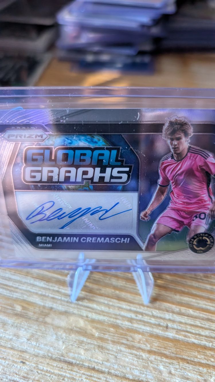 Benjamin Cremaschi Auto Panini Prizm FIFA Club World Cup 2025 #GG-BC Miami