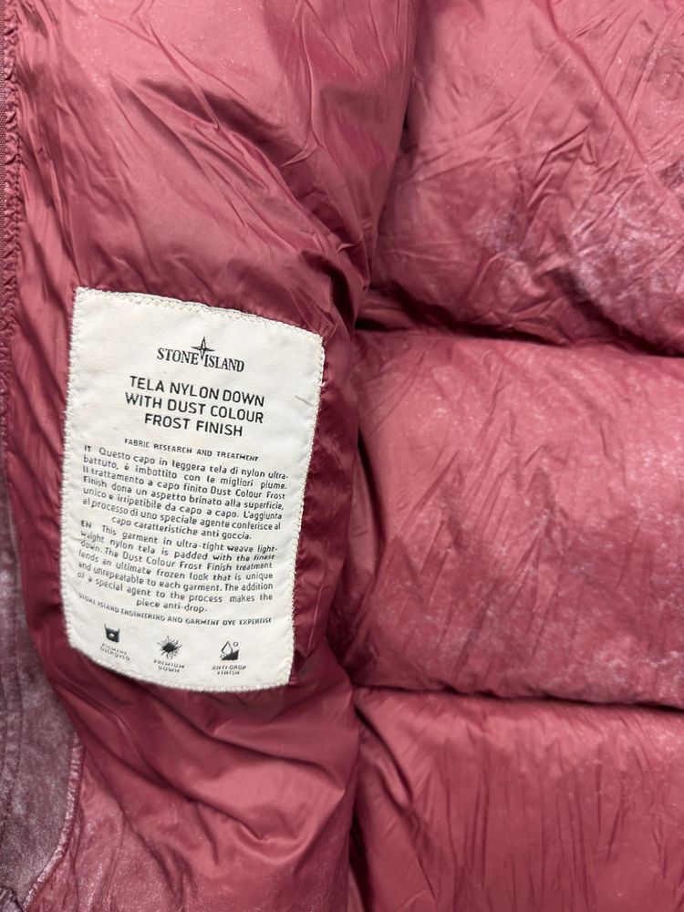 Stone Island Tela Nylon Down With Dust Colour Frost Finish image 6