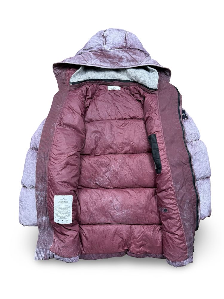 Stone Island Tela Nylon Down With Dust Colour Frost Finish image 2