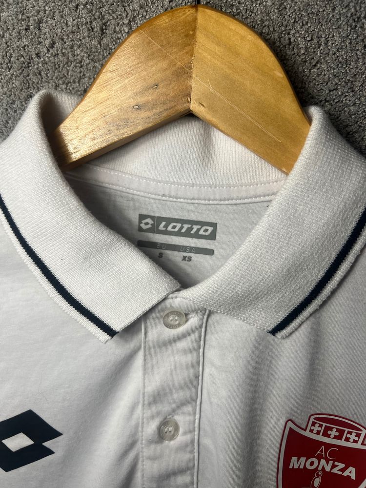 Immagine di Lotto White Polo Shirt With Ac Monza Logo 3