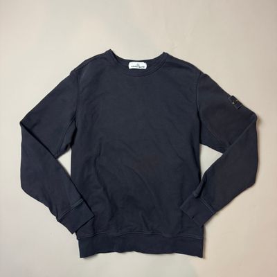 Stone Island Navy Sweatshirt - Large