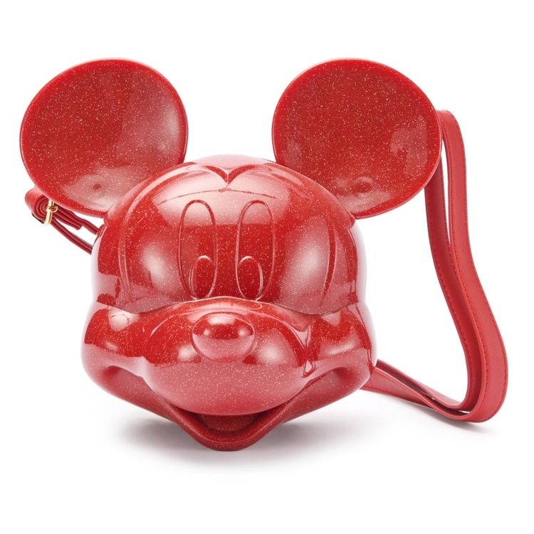 Disney Pixar Red Mickey Mouse Shaped Crossbody Bag