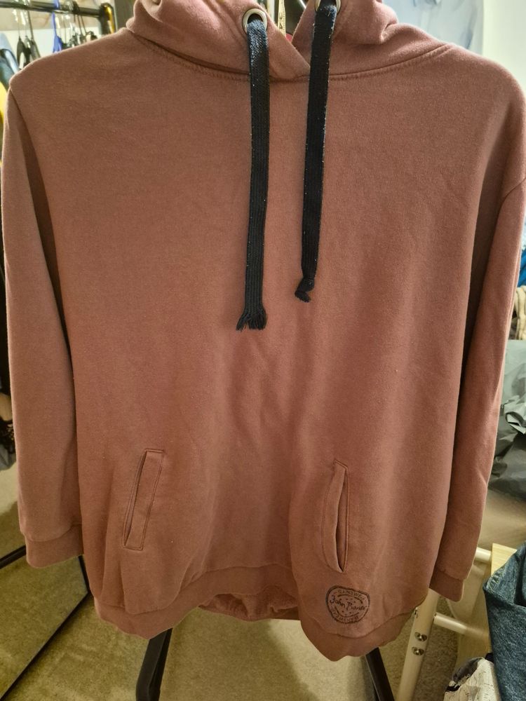 Brown Hoodie long line john baner