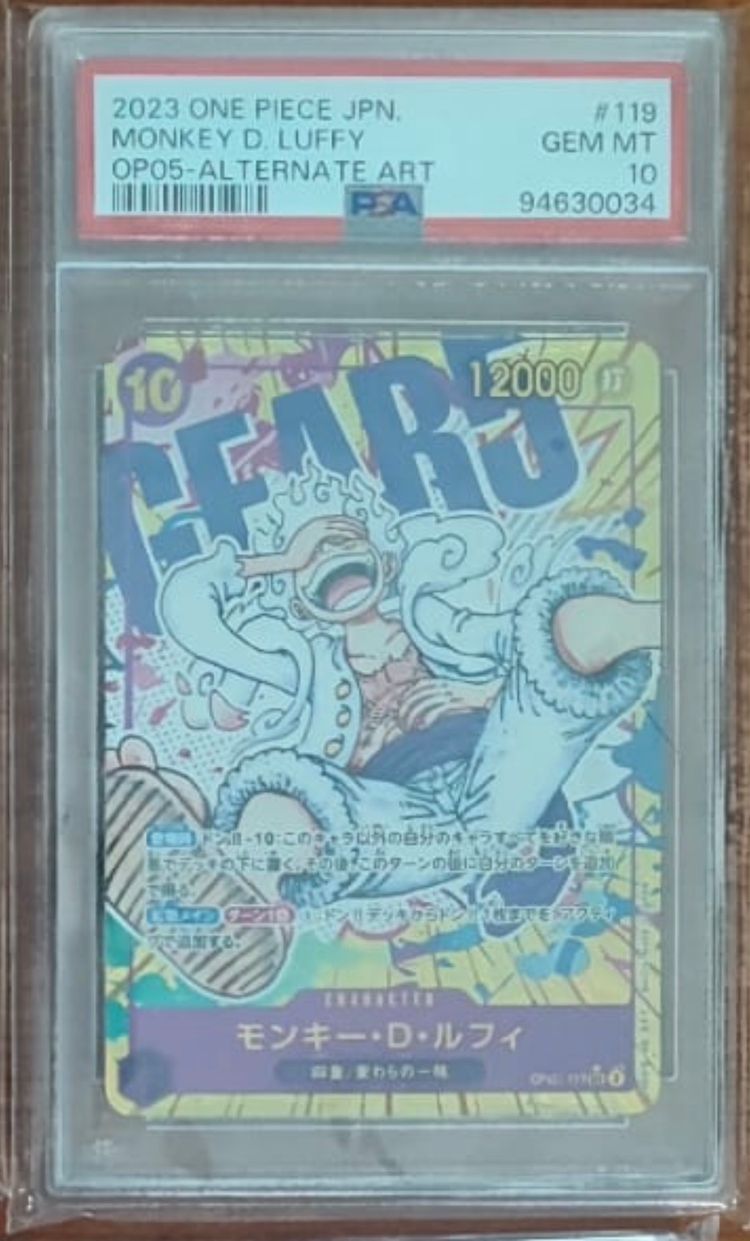 Other One Piece Monkey D. Luffy Trading Card psa10 product image
