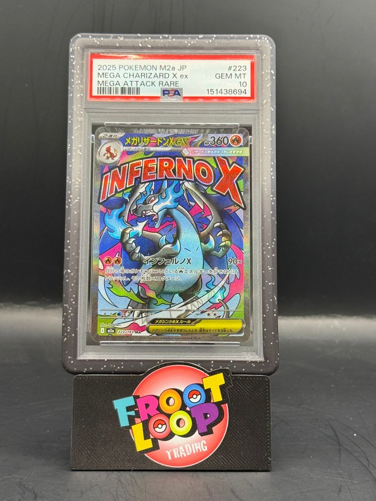 PSA GEM MINT 10 Mega Charizard EX 223/193 - FREE Bumper Included image 1