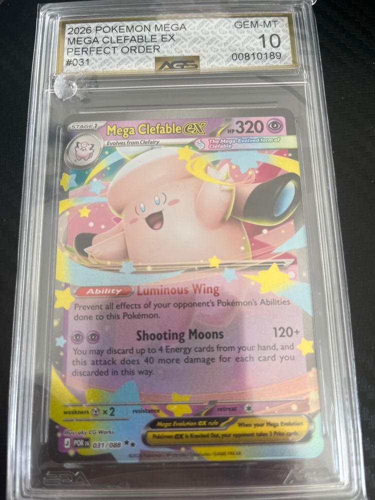 Pokémon Mega Clefable Ex Pokémon Card product image