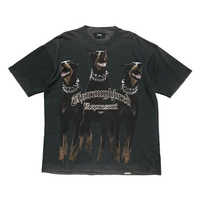 Represent XS Tee Thoroughbred Dog Vintage Black T-Shirt