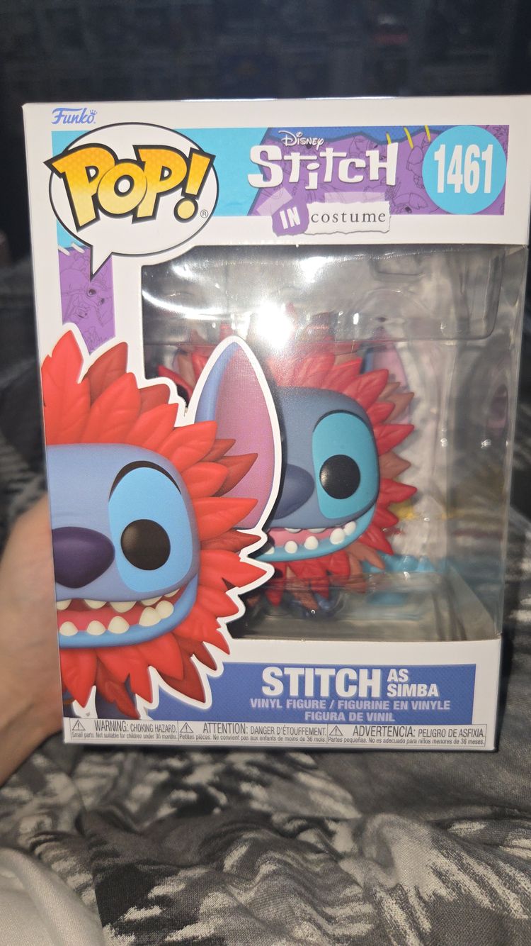 Funko Pop! Disney, Stitch As Simba, Vinyl Figure