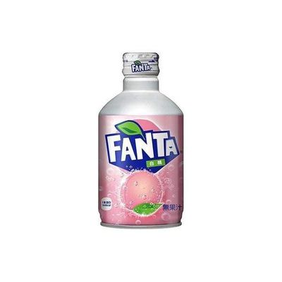 Fanta White Peach Aluminium Bottle 300ml (Japan)