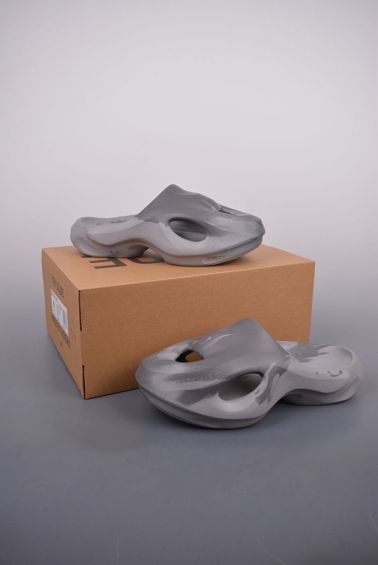Grey Slip-On Foam Clogs image 1