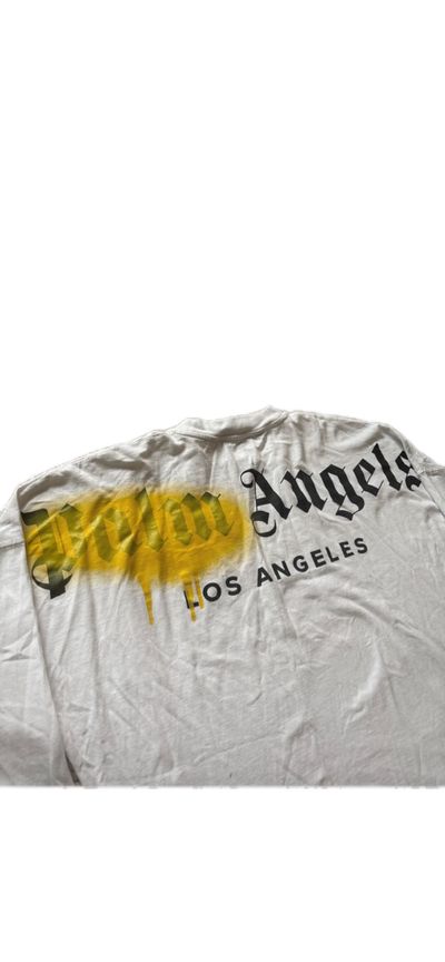Palm Angels White Long Sleeve Shirt