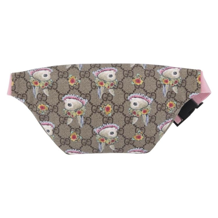 GUCCI GG Supreme Children's Body Bag PVC Pink Silver 502095 Auth 202183M - Jerrillo image 3