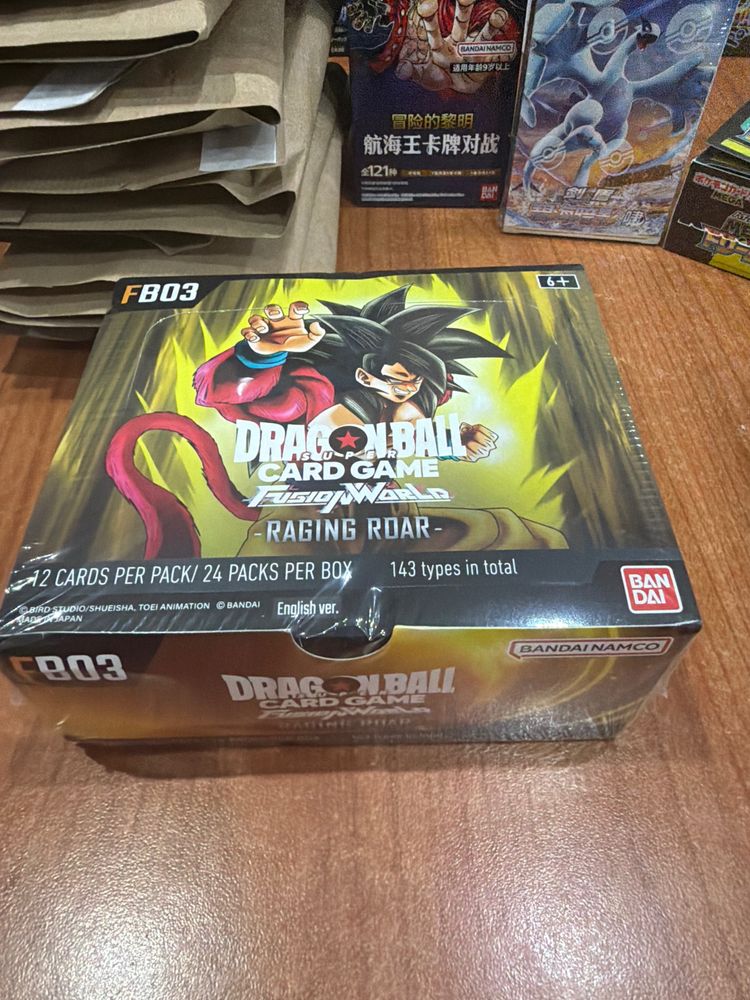 Dragon Ball Card Game Raging Roar Booster Box image 1
