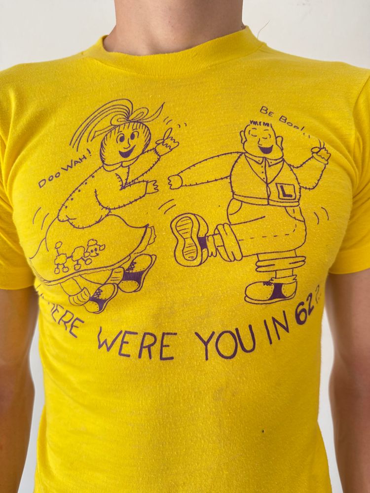 1960s Graphic tee S imagen 2
