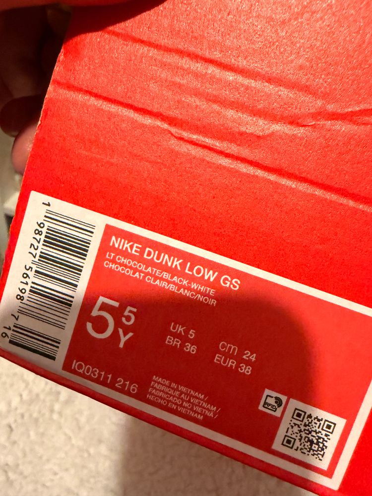 Nike Dunk Low Gs Sneakers uk5.5  imagen 4