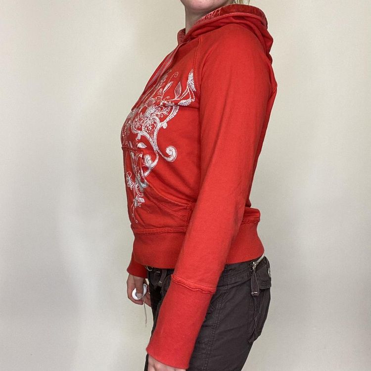 00s Next graphic red hoodie  image 1