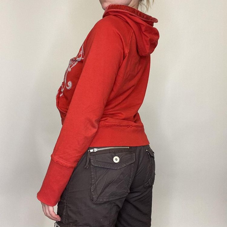 00s Next graphic red hoodie  image 2