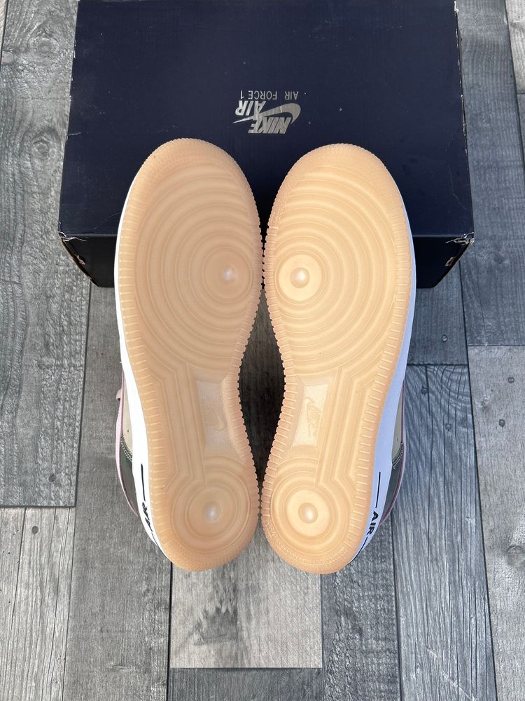 Nike Air Force 1 ‘07 Trainers - ‘Patent Camo Pink’ - Size UK 11  6