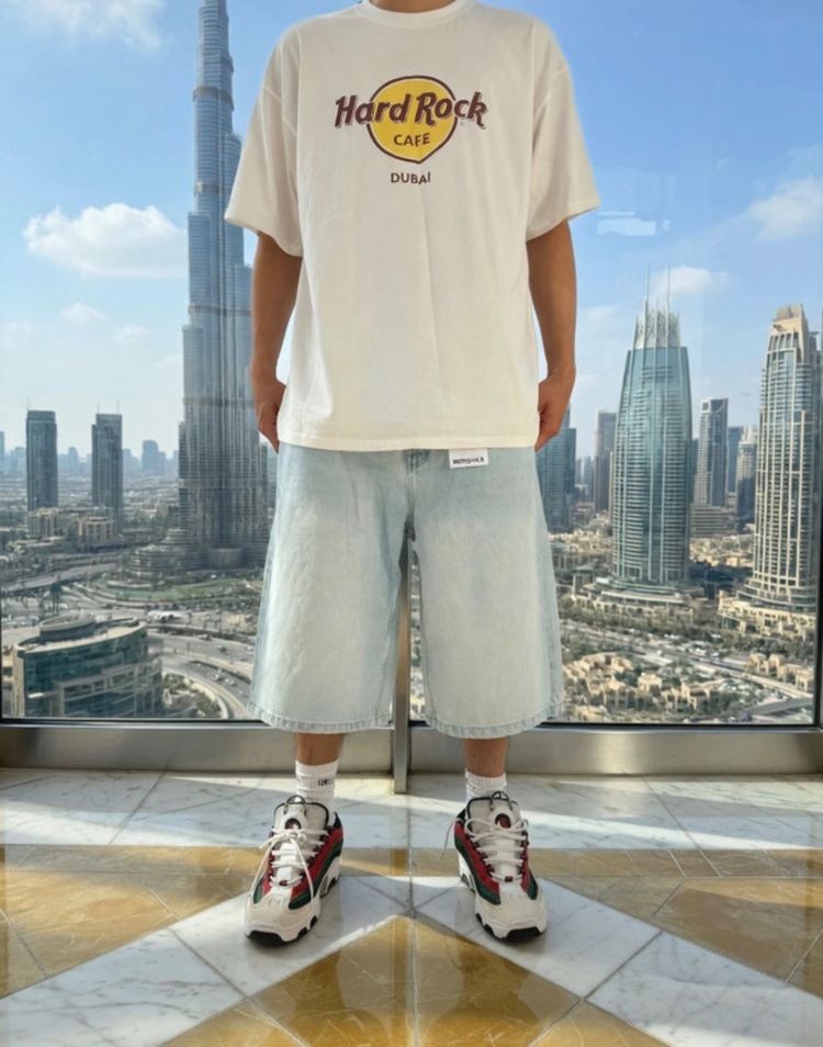 , Light Blue Denim Shorts, jorts 