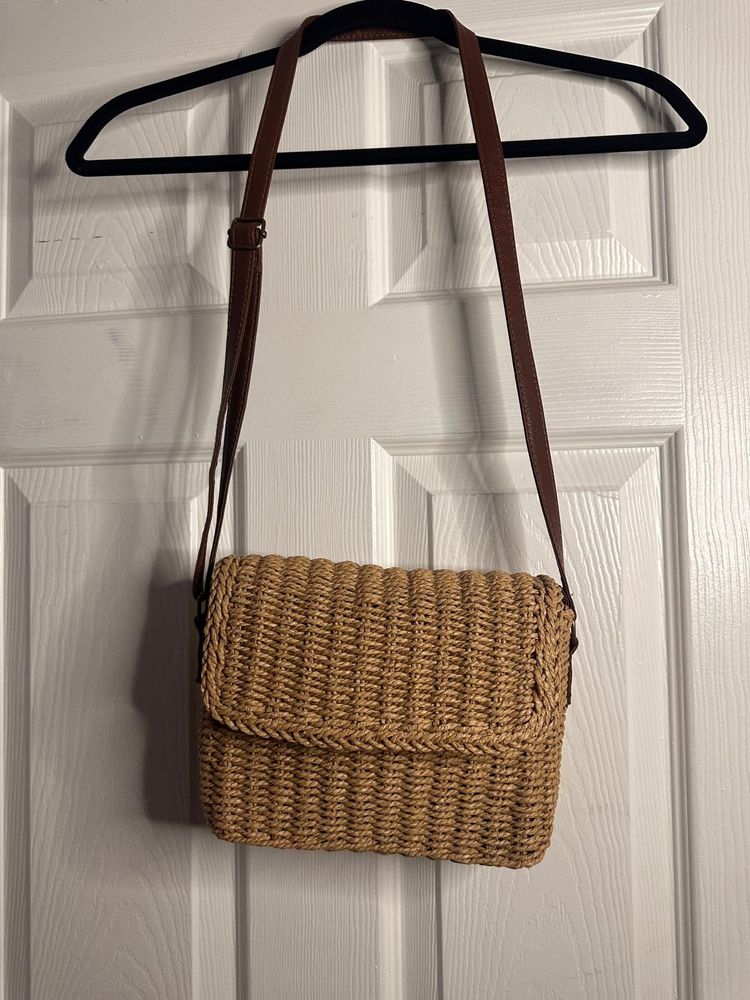 Woven Crossbody Bag