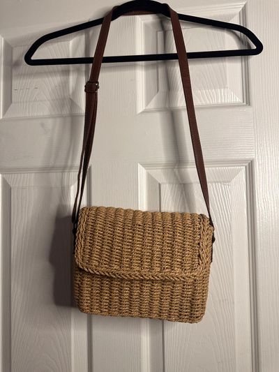 Woven Crossbody Bag