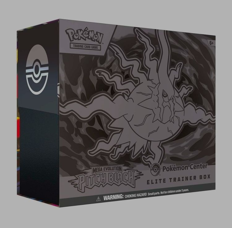 Pokémon Center Elite Trainer Box Mega Evolution Pitch Black