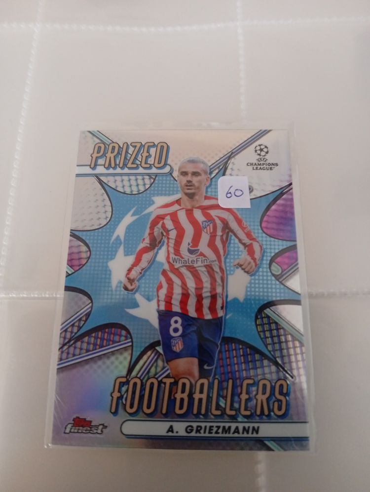 Topps Ref A1-P17. Griezmann. Atlético de Madrid. Topps finest. Insert prized footballers  product image