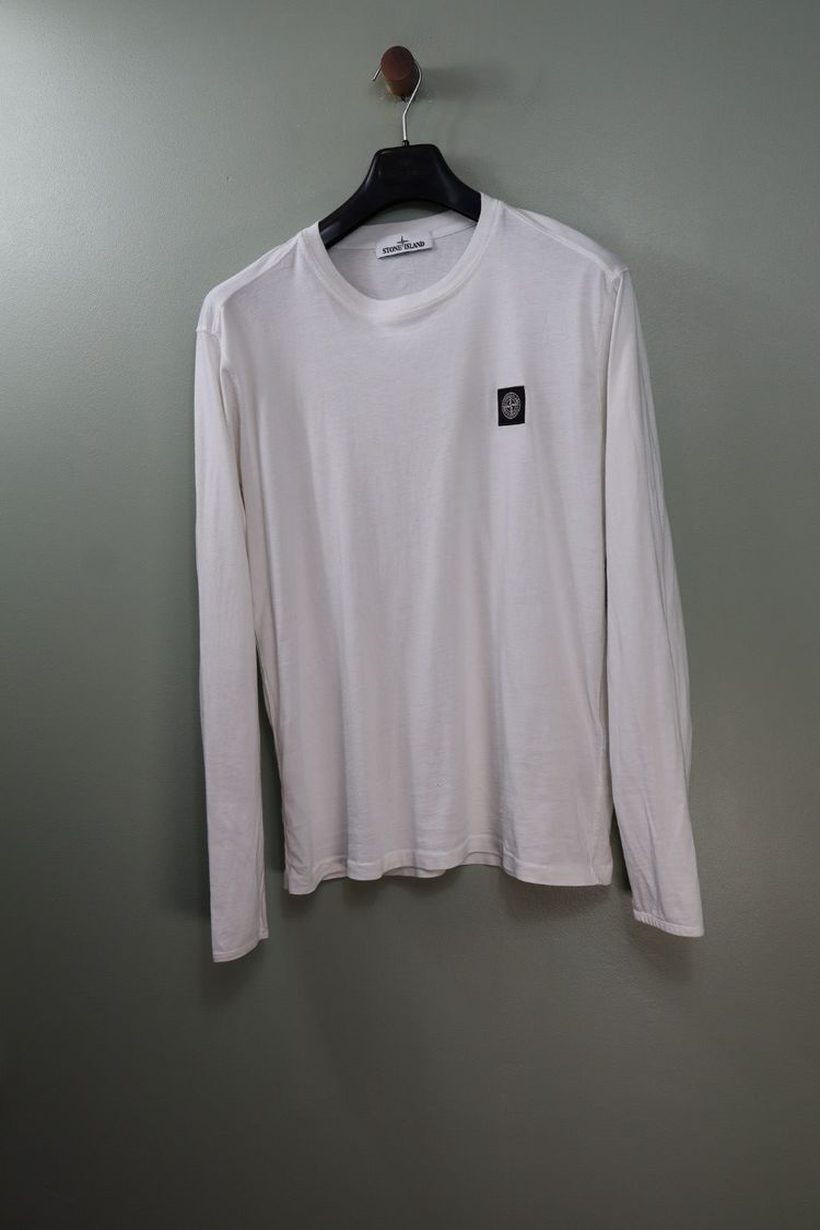 Stone Island White T-Shirt image 4