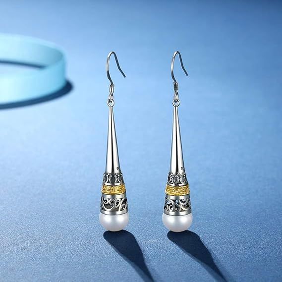 925 Silver Earrings With Freshwater Pearls 5