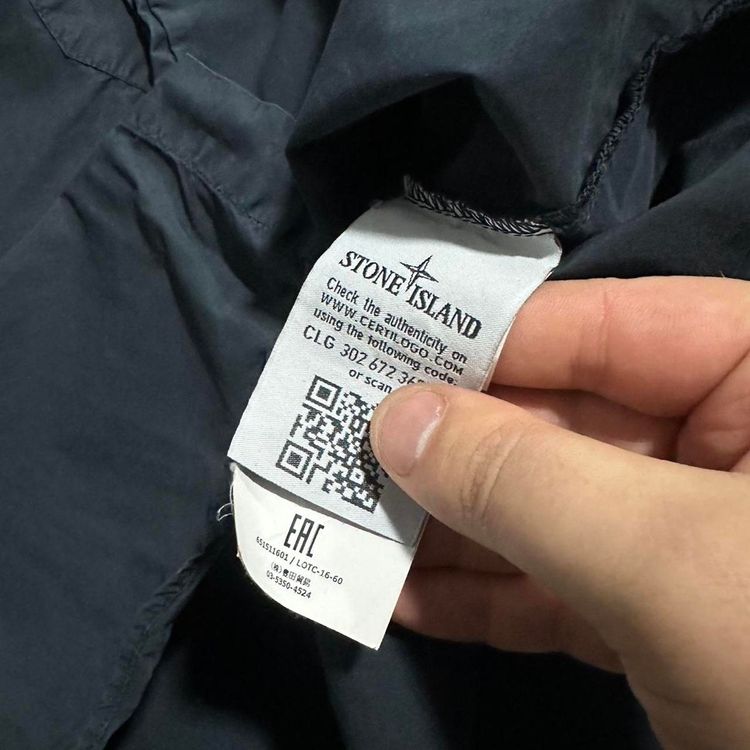 Stone Island Navy Overshirt image 2