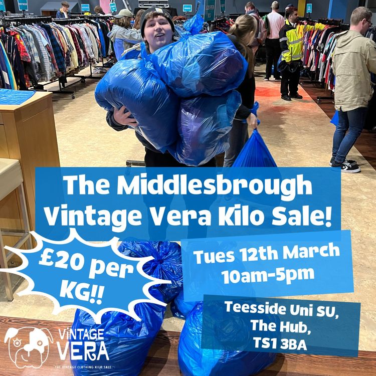 Middlesbrough- Vintage Kilo Sale! 12th March