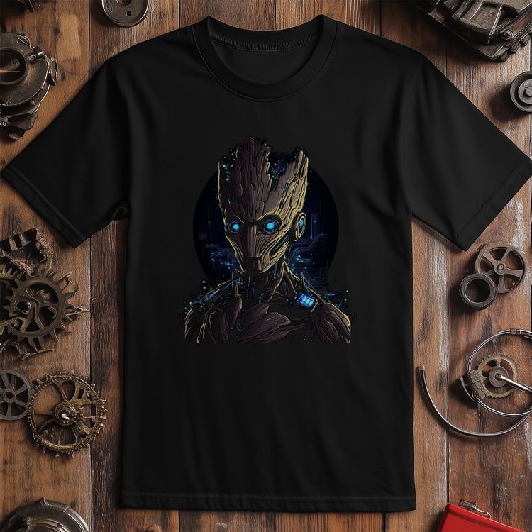 Cyberpunk Groot T-Shirt - Humorous image 4