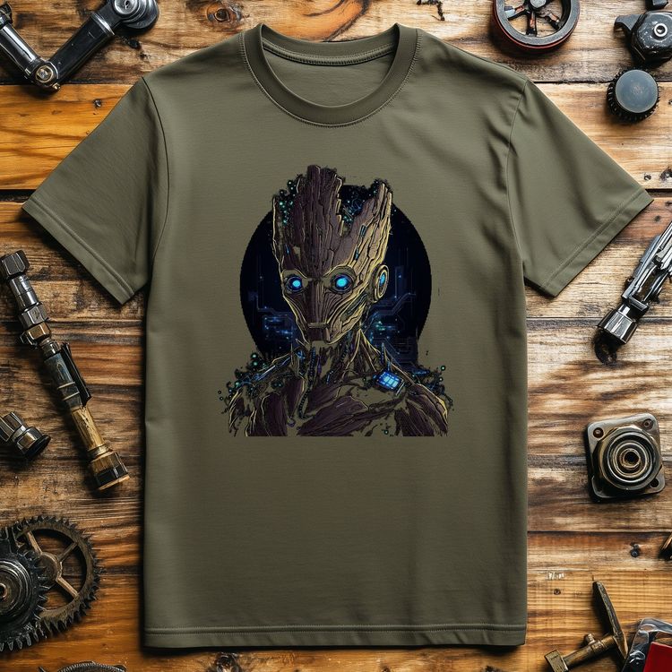 Cyberpunk Groot T-Shirt - Humorous image 1