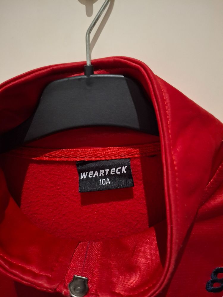 Wearteck Red Zip-Up Jacket 3