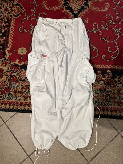 UFO baggy White Cargo Pants