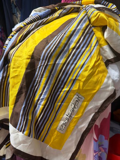 YSL Striped Scarf