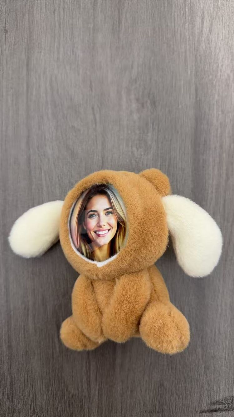 Plush Teddy Bear Photo Frame