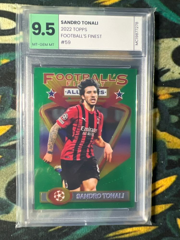 2022 Topps Football'S Finest Sandro Tonali Trading Card