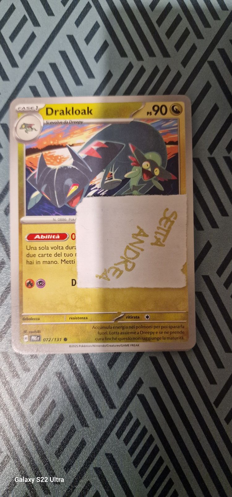 Pokémon Drakloak Pokémon Card product image