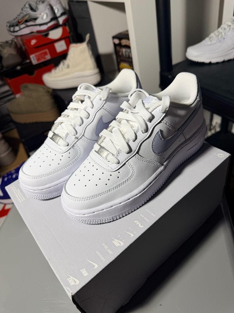 Nike Air Force 1 Low (GS) White Ghost - UK Size 3 - Brand New Half Box