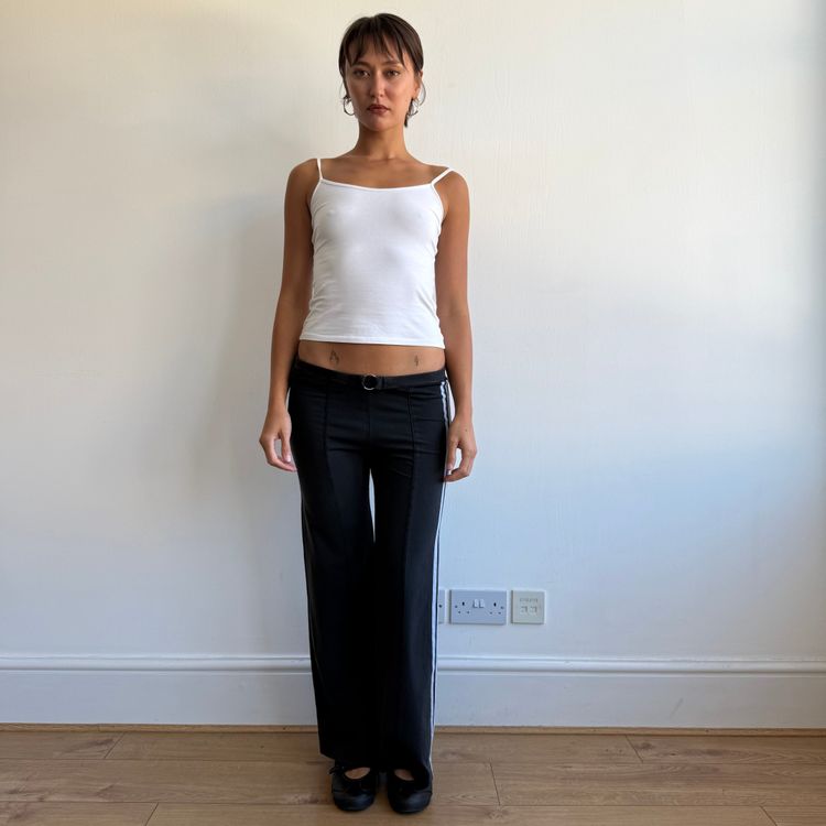 Black o-ring Adidas flared yoga pants - Size XS imagen 11