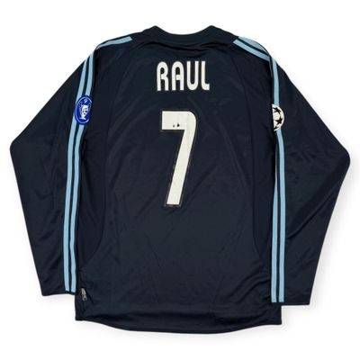 Real Madrid 2003 L/S Away Shirt, Raul 7 (M)