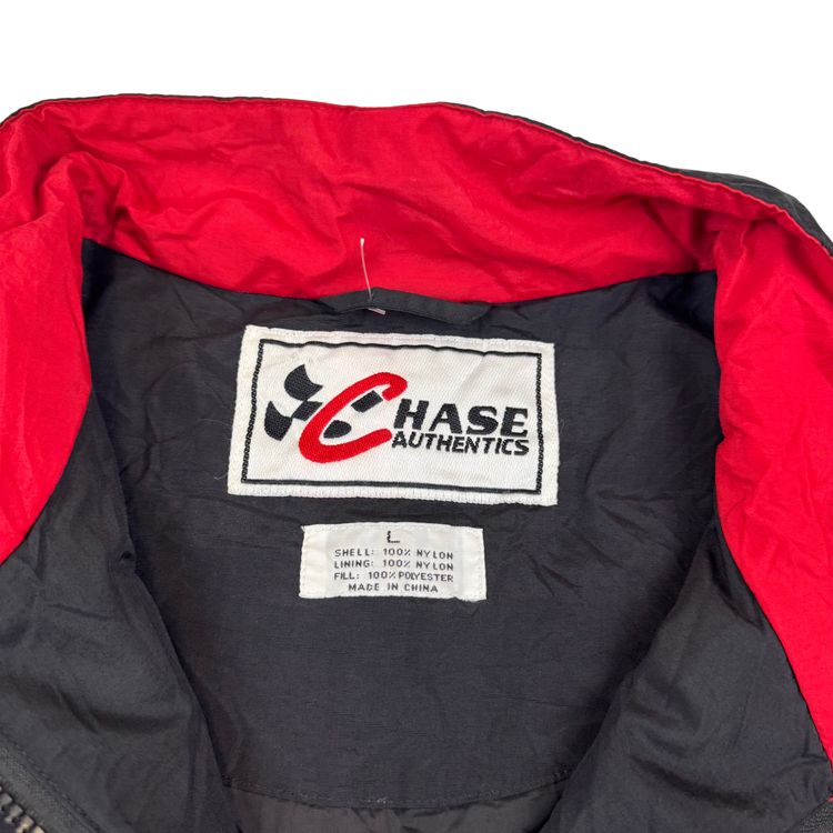 Vintage Nascar Chase Authentics Dale Earnhardt Racing Jacket Black image 2