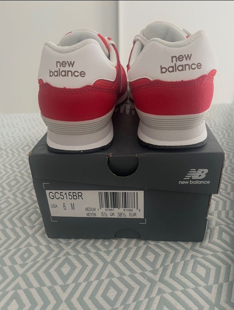 New Balance 515 Rojas – Nuevas a Estrenar con Caja Original obraz 4
