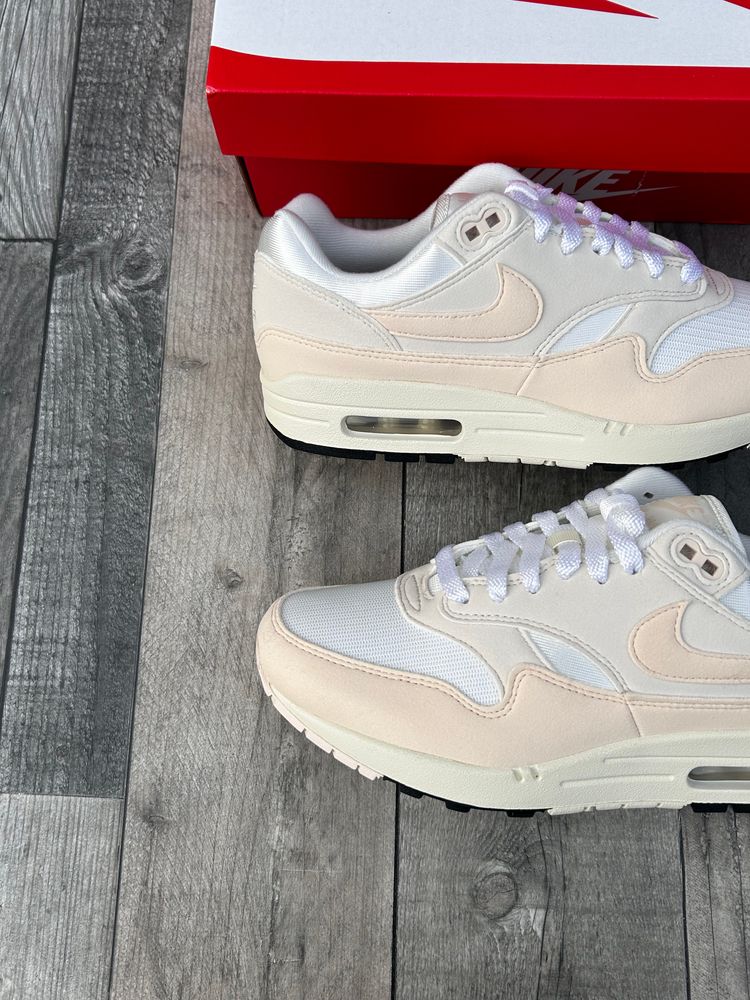 Nike Air Max 1 Trainers ‘Sail Guava’ - Size UK 7  obraz 4