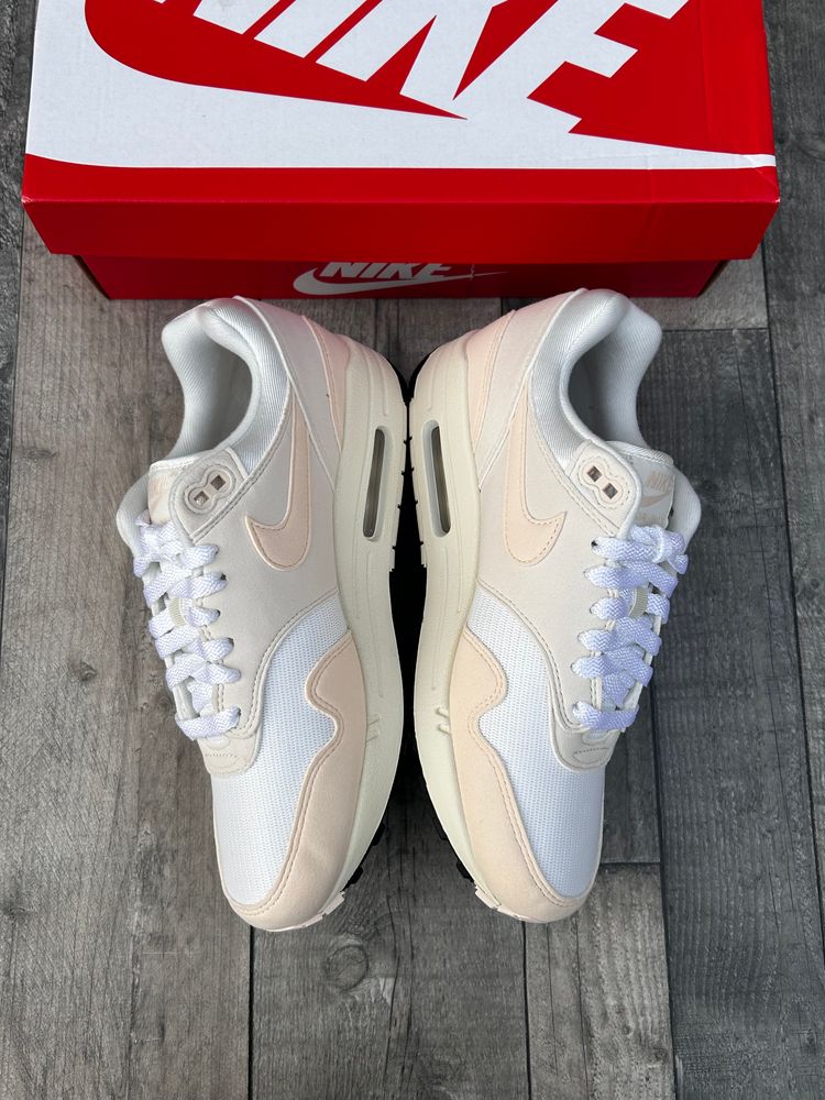 Nike Air Max 1 Trainers ‘Sail Guava’ - Size UK 7  obraz 7
