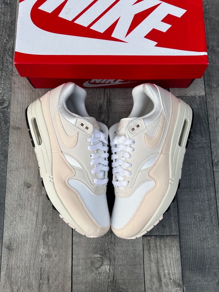 Nike Air Max 1 Trainers ‘Sail Guava’ - Size UK 7  obraz 6
