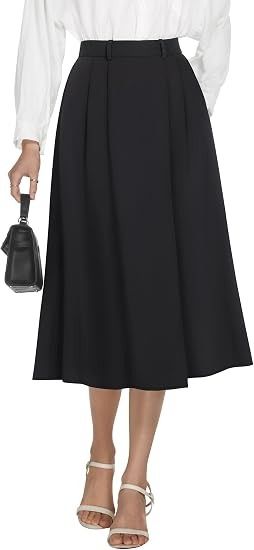 Black Midi Skirt image 5