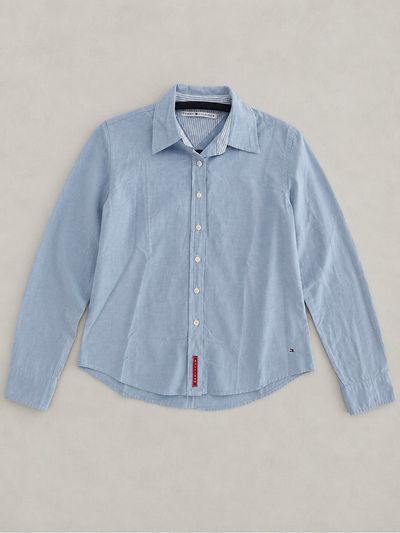 Tommy Hilfiger Light Blue Button-Up Shirt